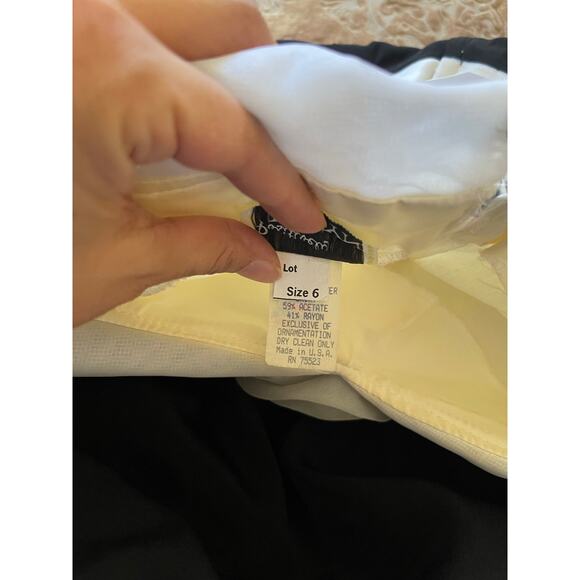 Vintage 80s tulle bow off shoulder mini dress size small - Picture 9 of 10